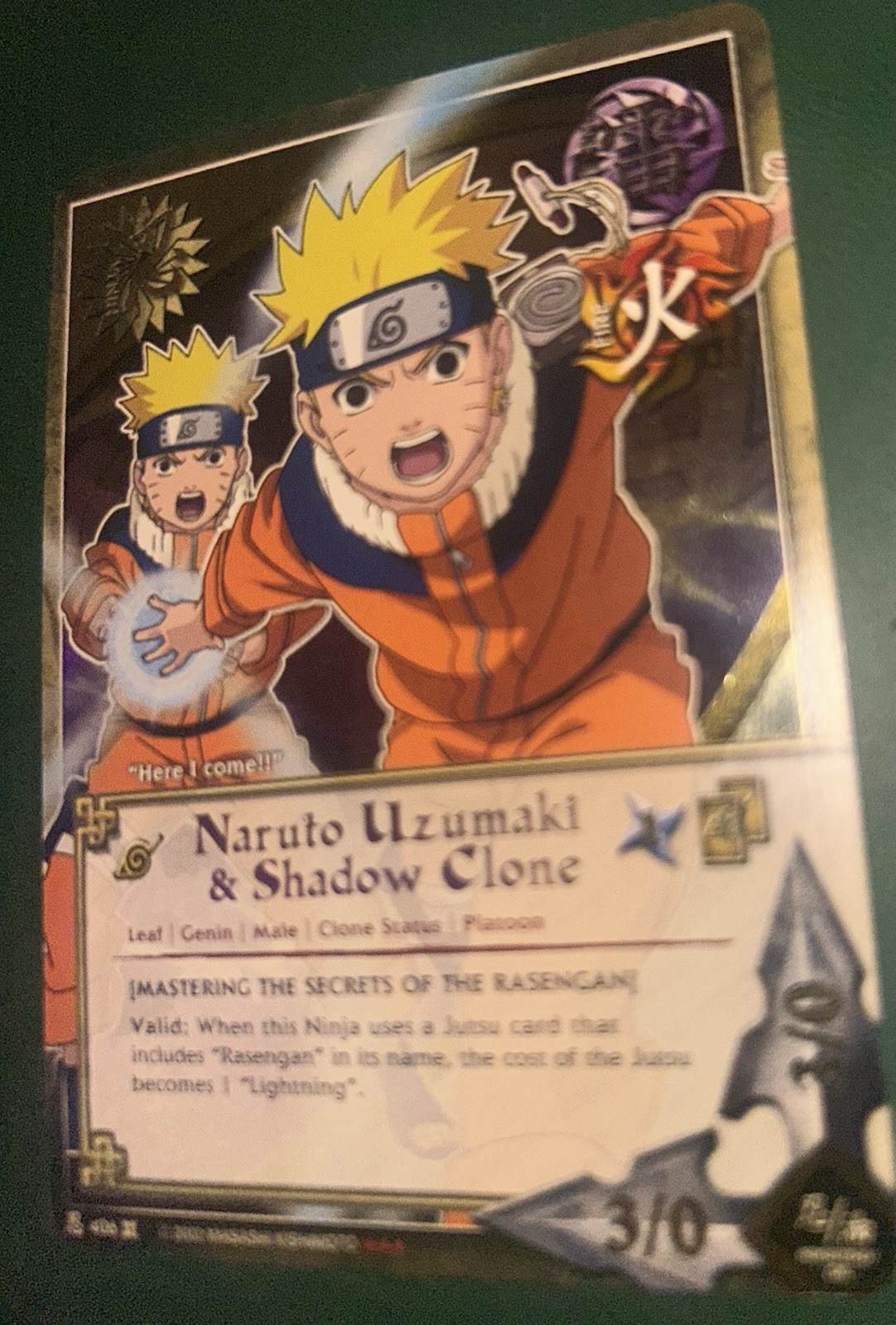 Bandai Naruto CCG 2006 Naruto Uzumaki & Shadow Clone #406 – unlimited – foil