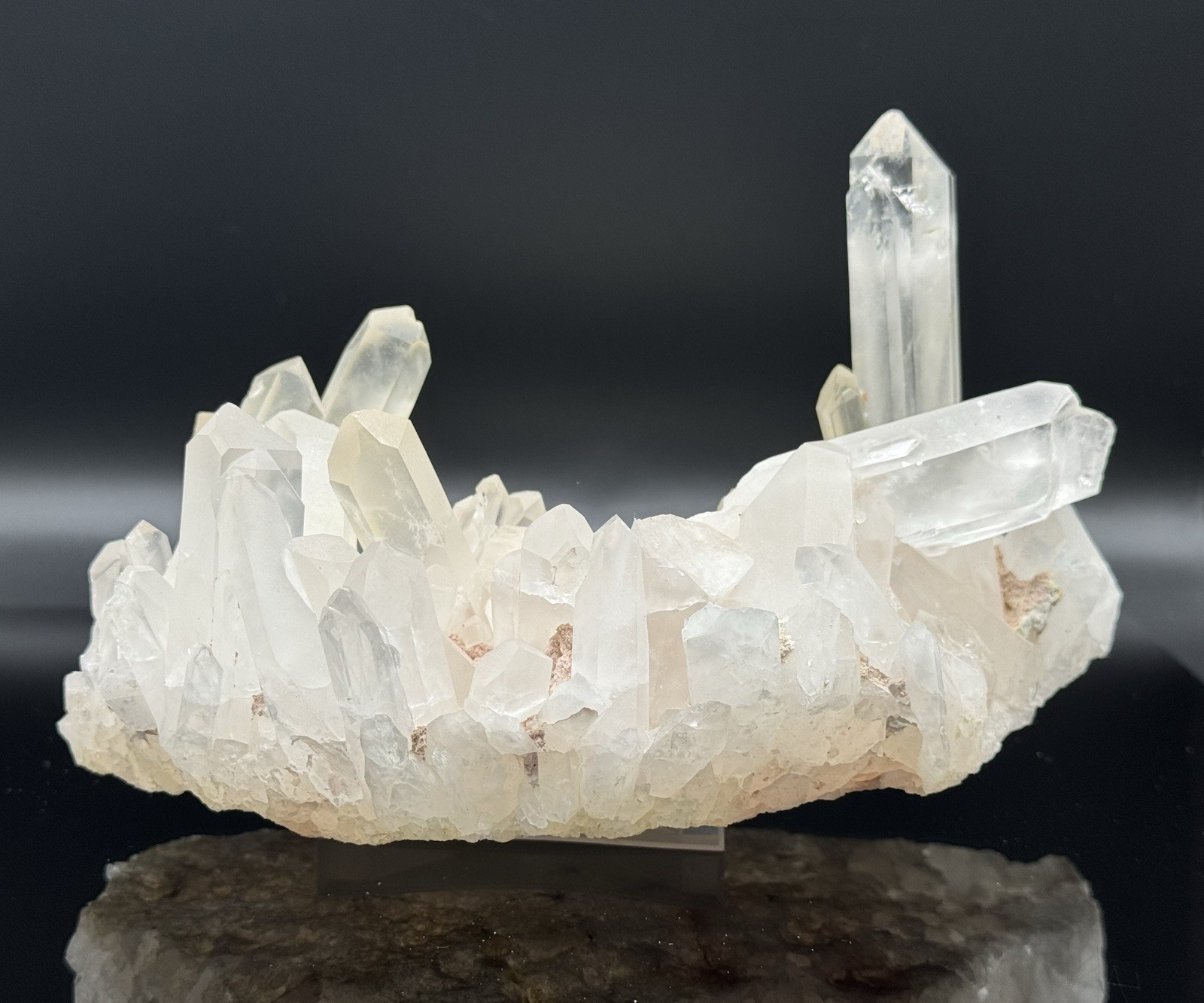 Beautiful Quartz Crystal Cluster Mineral Specimen 2.5 Pounds