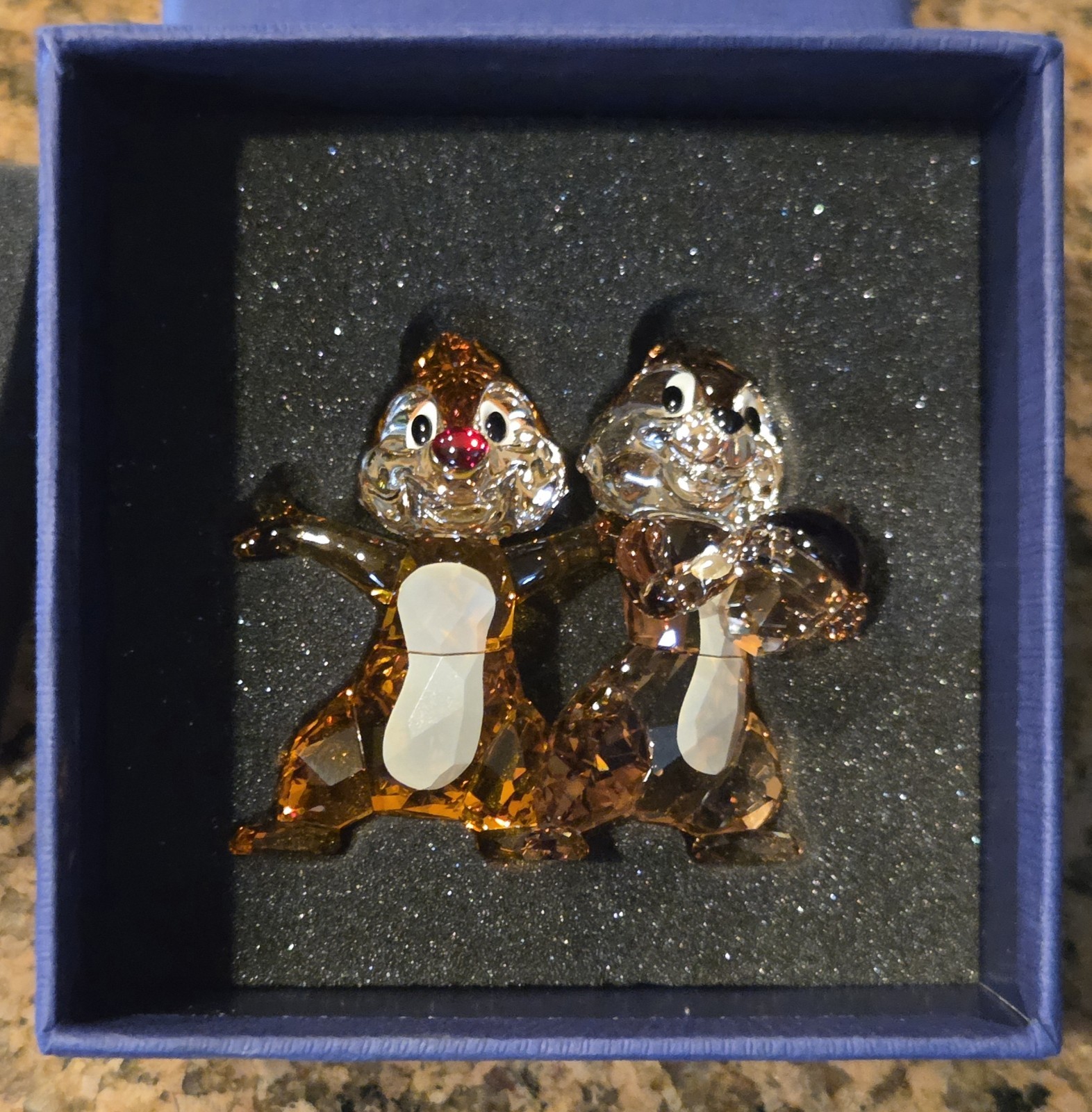 Swarovski Disney Chip ‘n’ Dale Mickey and Friends New in Box