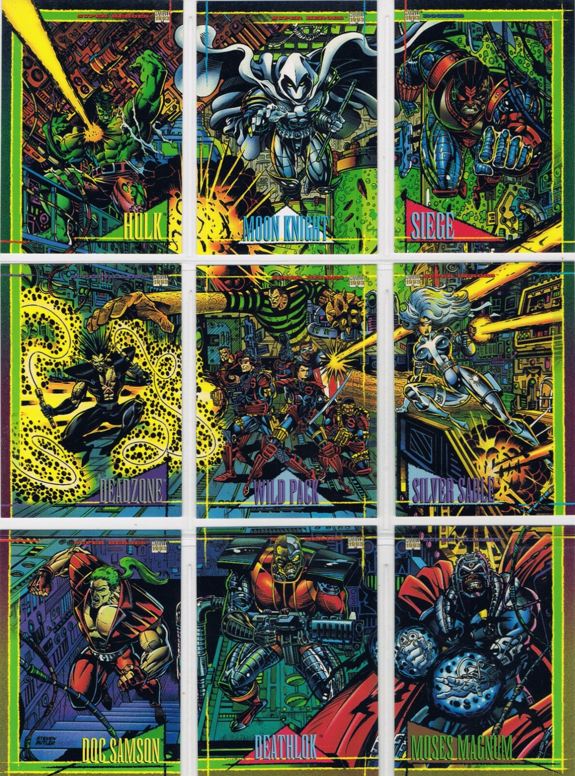 Marvel Universe Series 4 ( IV ) by Skybox in 1993. Single Cards $1.00+ discounts