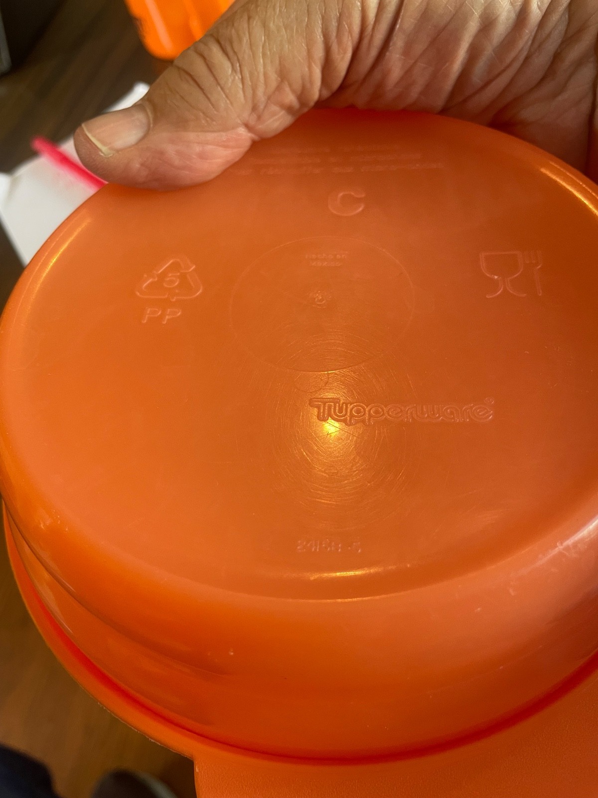 2 Tupperware Little Wonders Set Of 2416b- 6 inches wide & lids – nice
