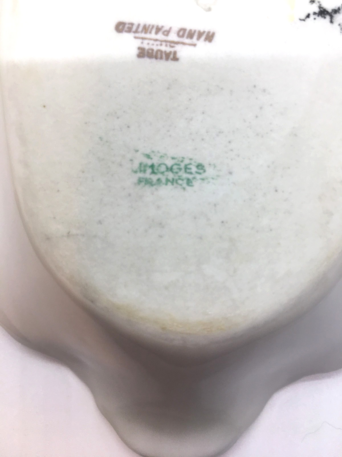 LIMOGES Porcelain Dish Bowl Artist Signed DOBEY Victorian Art Nouveau VTG France