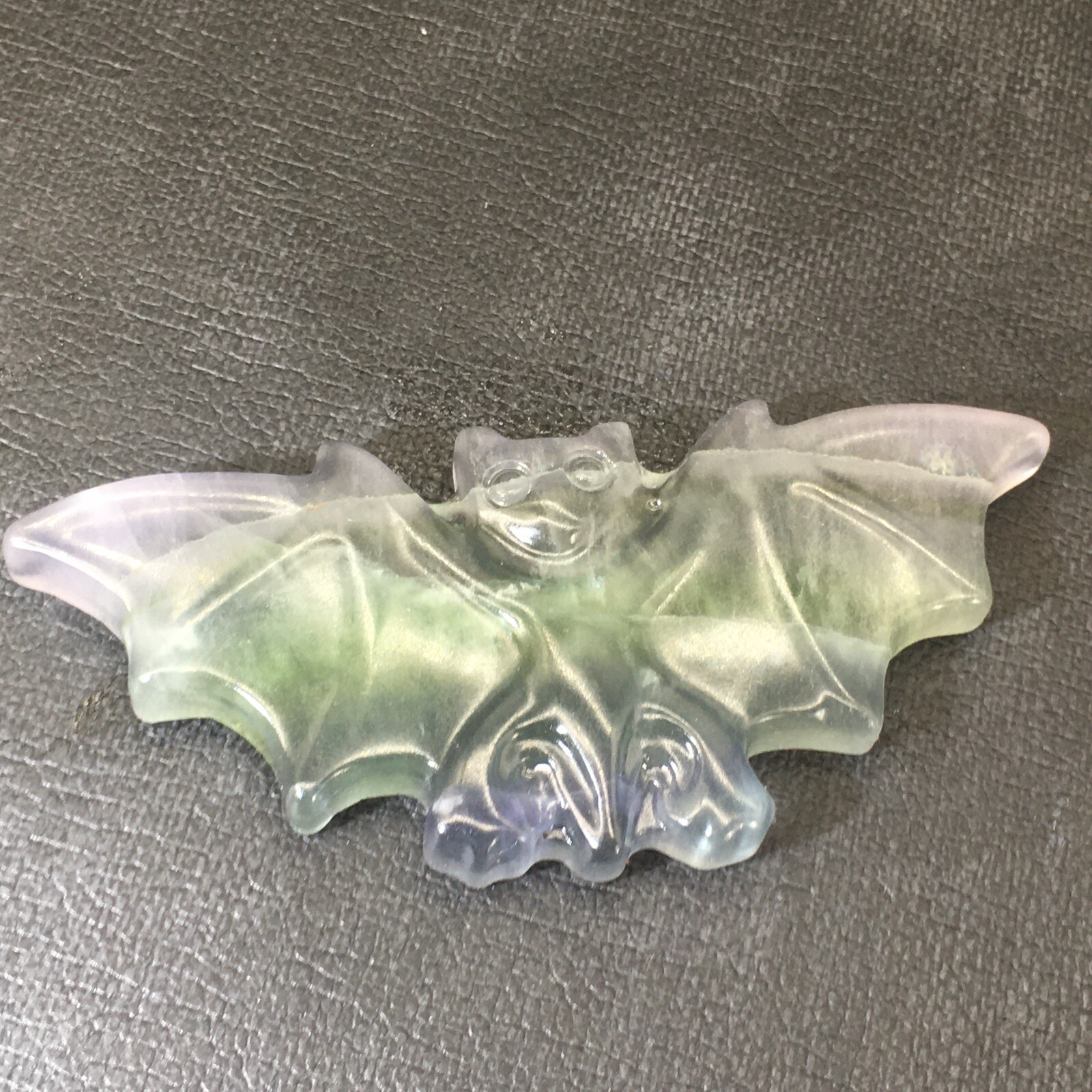 1pc Natural fluortie Quartz bat crystal Reiki healing