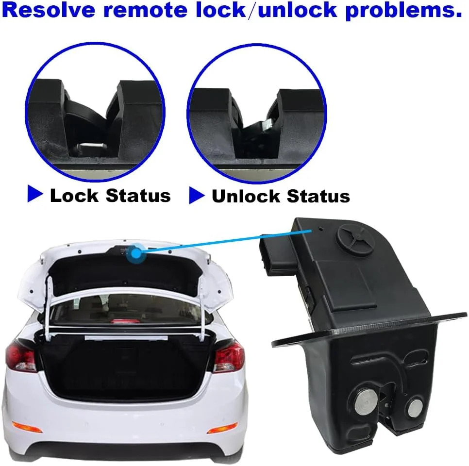 Tailgate Door Trunk Latch Lock Actuator for Hyundai Veloster 1.6L V4 Engine 2012