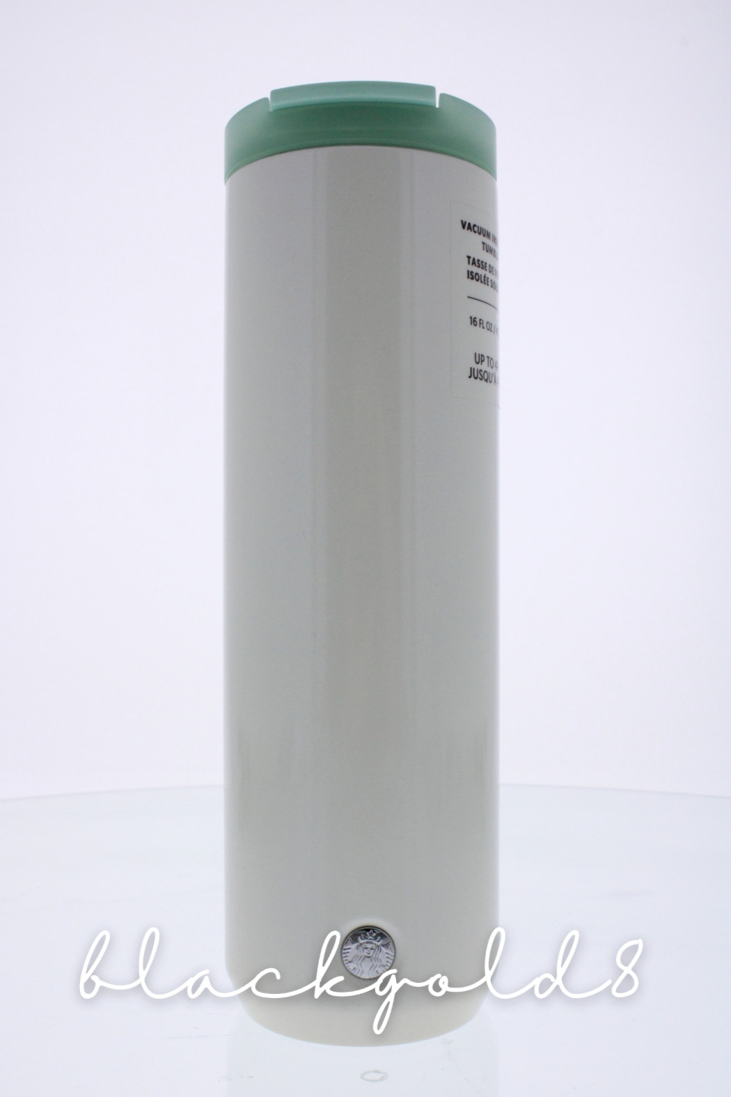 Starbucks White Mint Vacuum Stainless Insulated Iridescent Beverage Tumbler