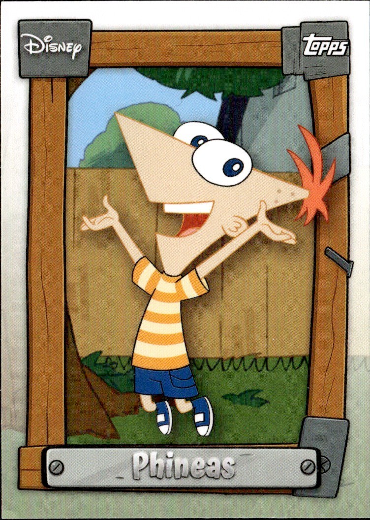 2026 Topps Disney Neon Phineas & Ferb Insert – Phineas #P&F-1