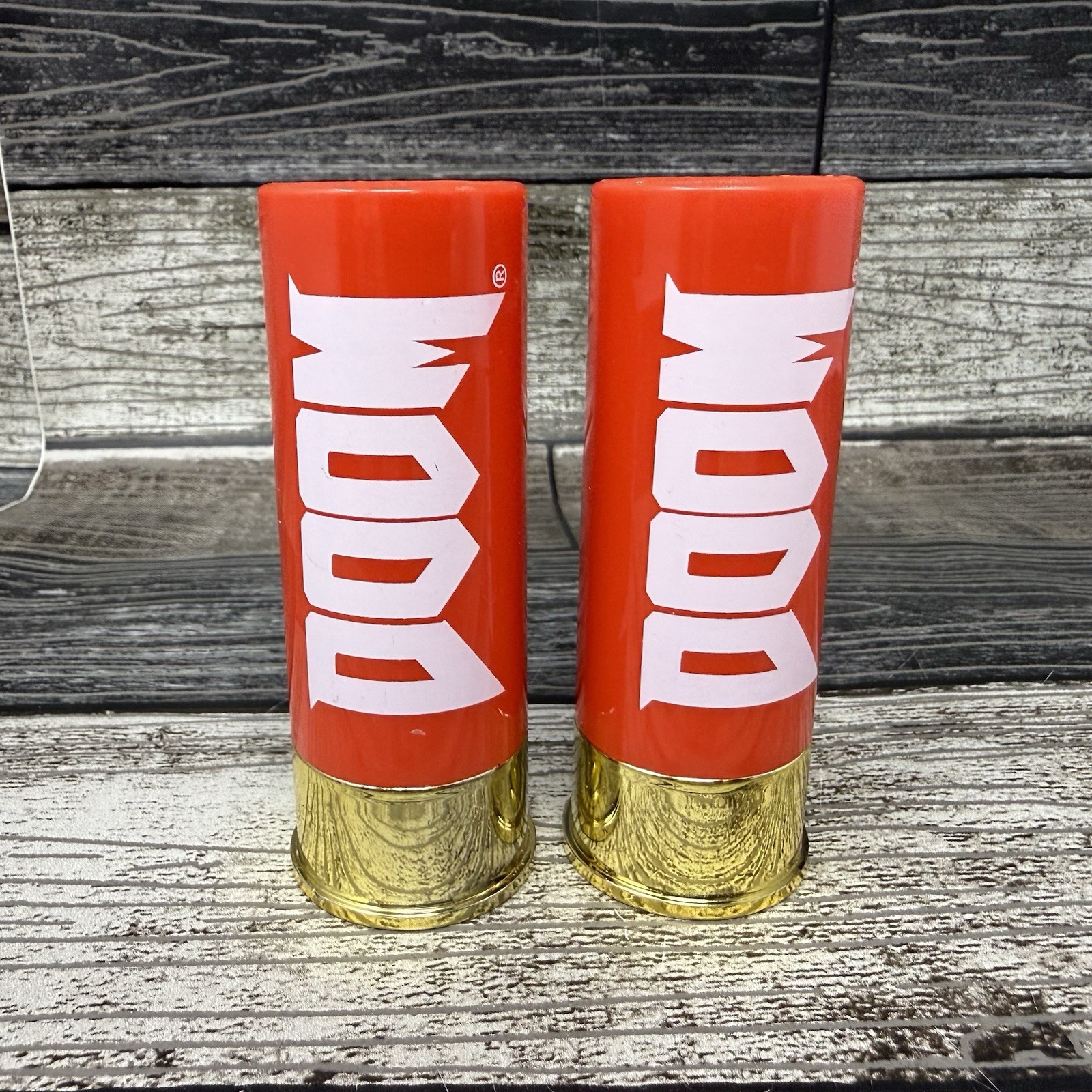 Doom Shotgun Shell Shot Glasses Loot Crate Gaming Exclusive 2oz 59mL – Unused
