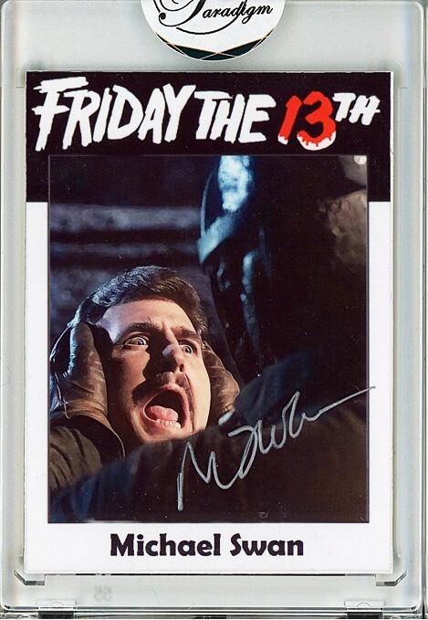 -FRIDAY THE 13TH- Michael Swan Signed/Autograph/Auto Certified Horror Movie Card
