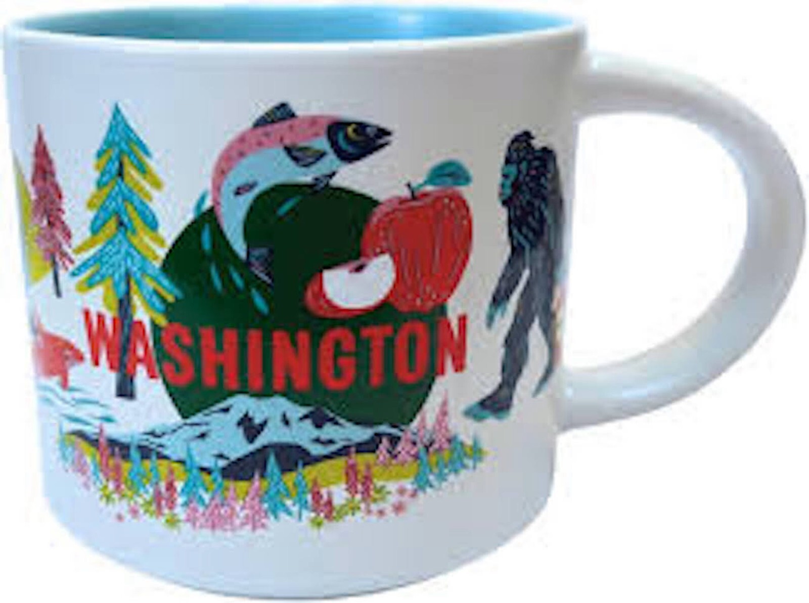 Starbucks Washington You Are Here Coffee Mug 14oz Bigfoot