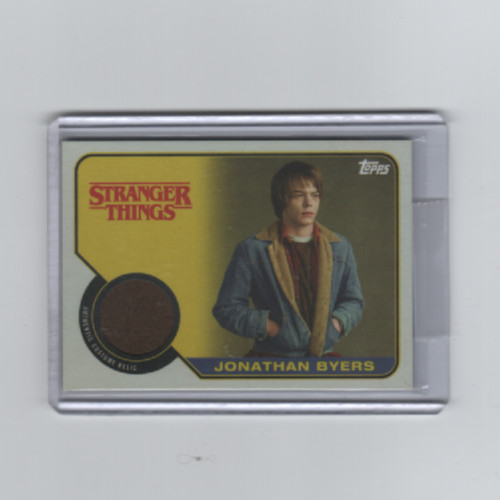 STRANGER THINGS SEASON 1 JONATHAN BYERS COSTUME RELIC CARD #R-JB HTF!!