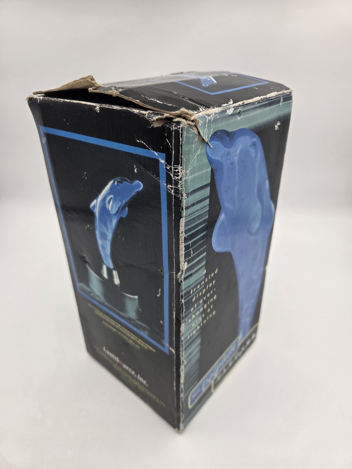 Lumisource Electra Dolphin Globe Blue Lightning Lamp Plasma Light 14 1/2″