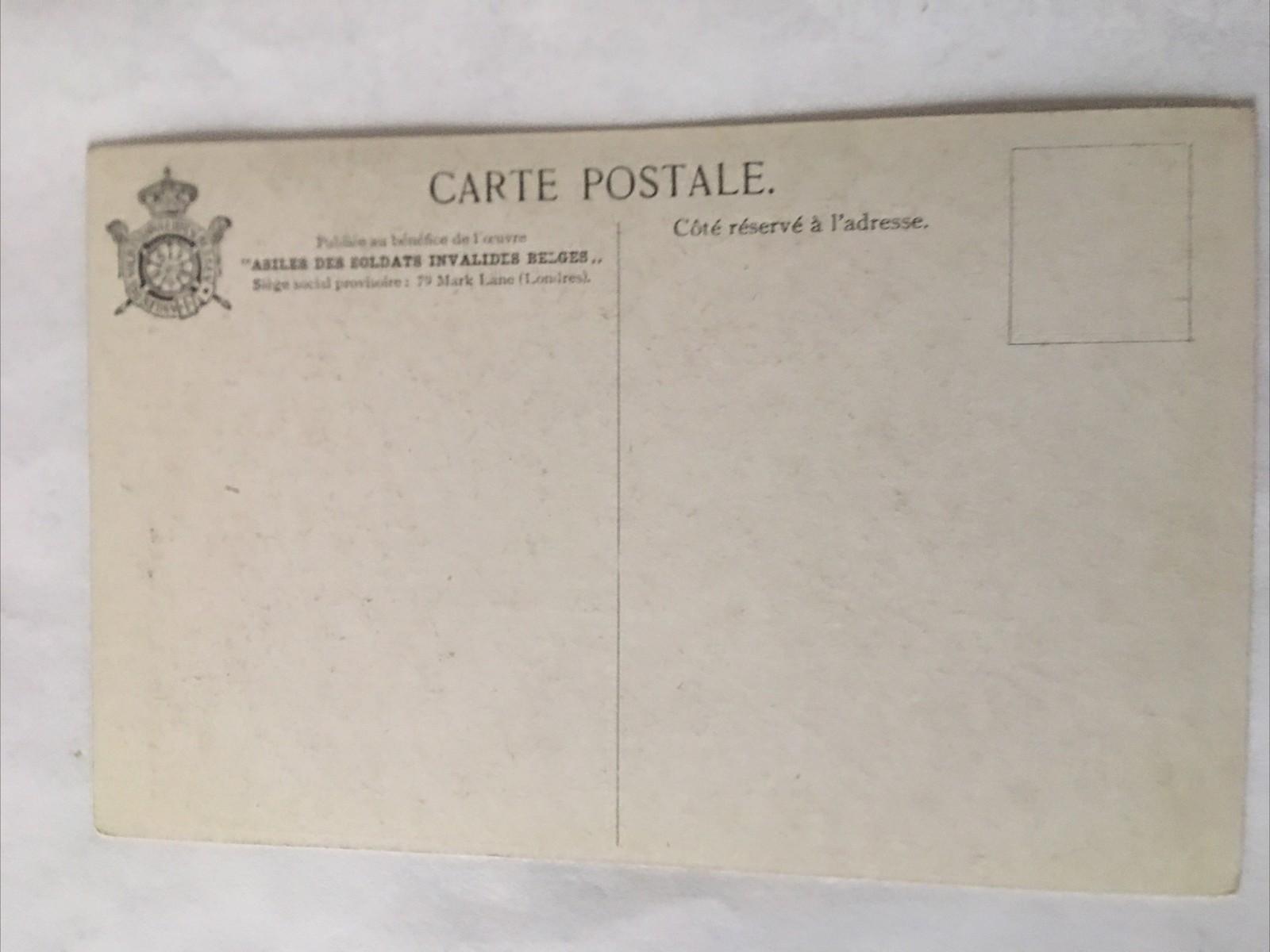 Artilleur By Armee Belge Art Vintage Postcard