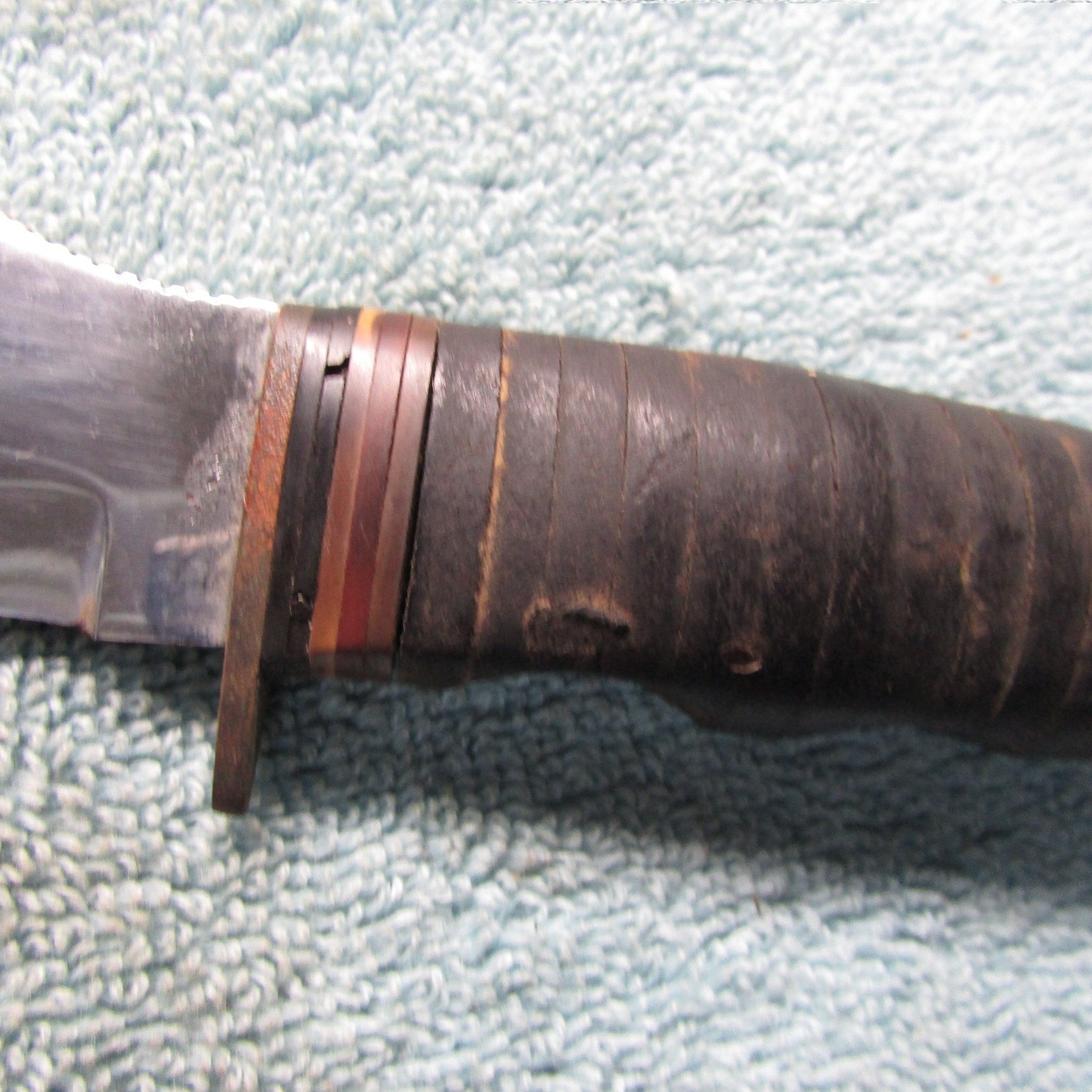 Ka bar Fixed Blade / Leather Handle 5” Blade