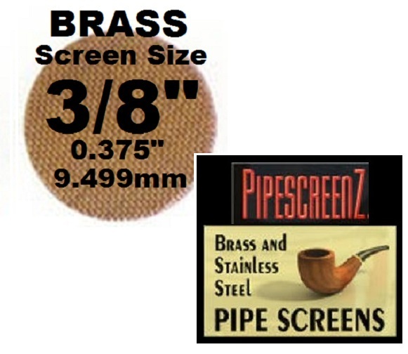 100+ Count 3/8″ .375″ 9.5mm BRASS Pipe Screens HIGHEST QUALITY – MADE IN USA!