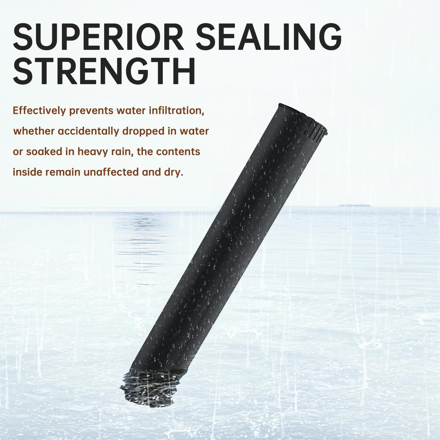 116mm Pre Roll Tubes – 50 Pcs Waterproof Airtight Odor Sealing Smell Proof C…