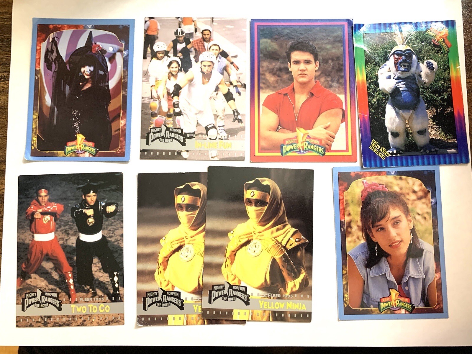 Mighty Morphin Power Ranger Tradings Cards Lot 1994-95