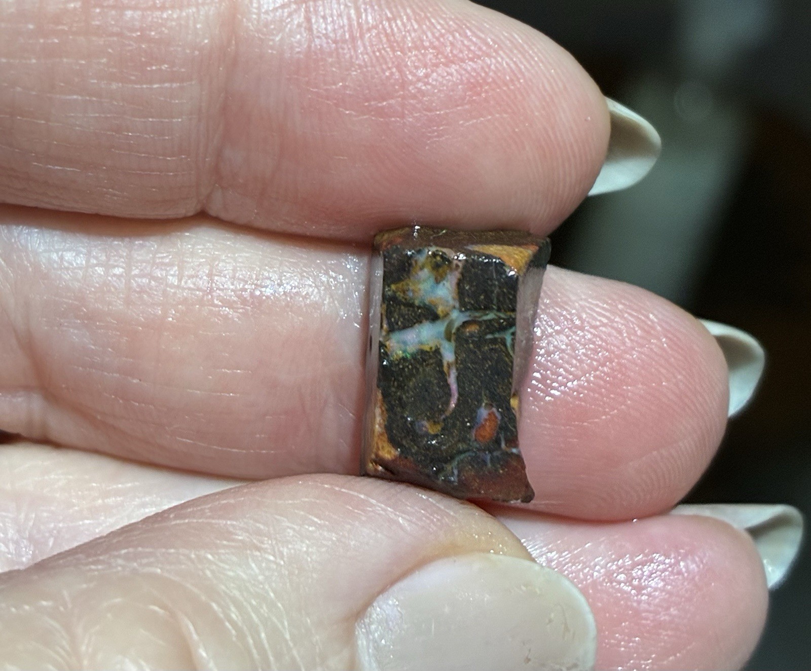 10ct Australian Small Boulder Double Sided Opal Rough Loose Specimen A65