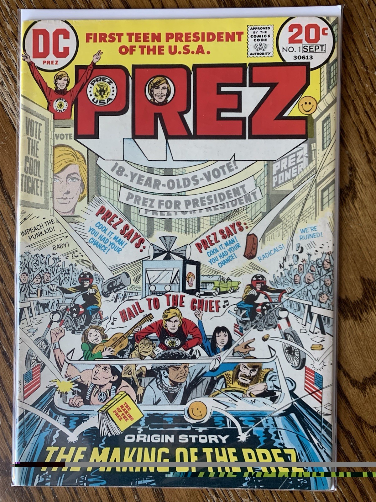 🔑 PREZ #1 (1973 Bronze Age DC) Joe Simon 1st Prez