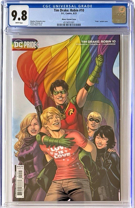 Tim Drake Robin 10 CGC 9.8 Travis Moore Variant 🏳️‍🌈 DC Pride 🚨DEI ALERT!