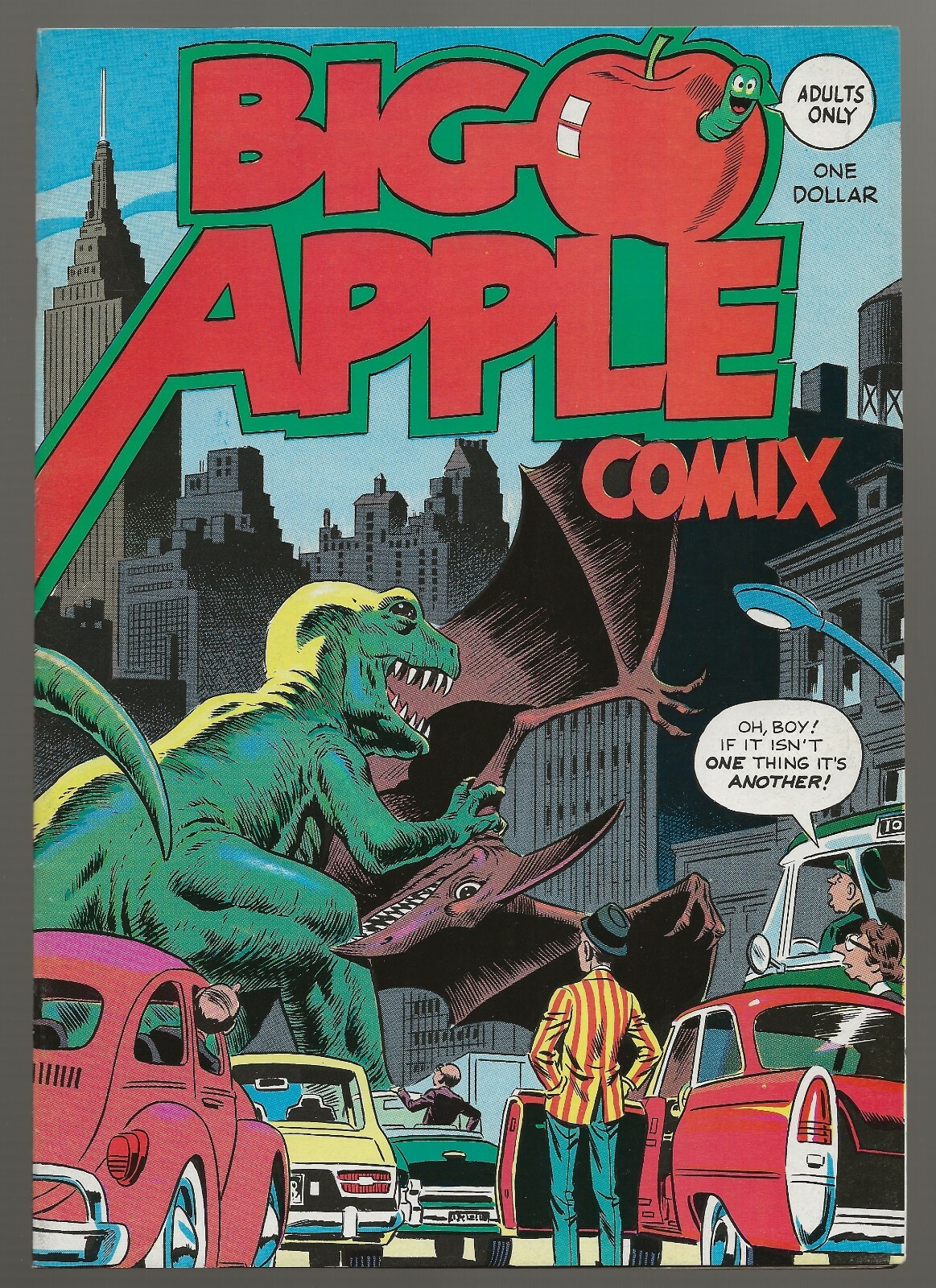 Big Apple Comix (1975, Big Apple) Wood, Adams, Williamson, Ploog, etc.1st VF(-)