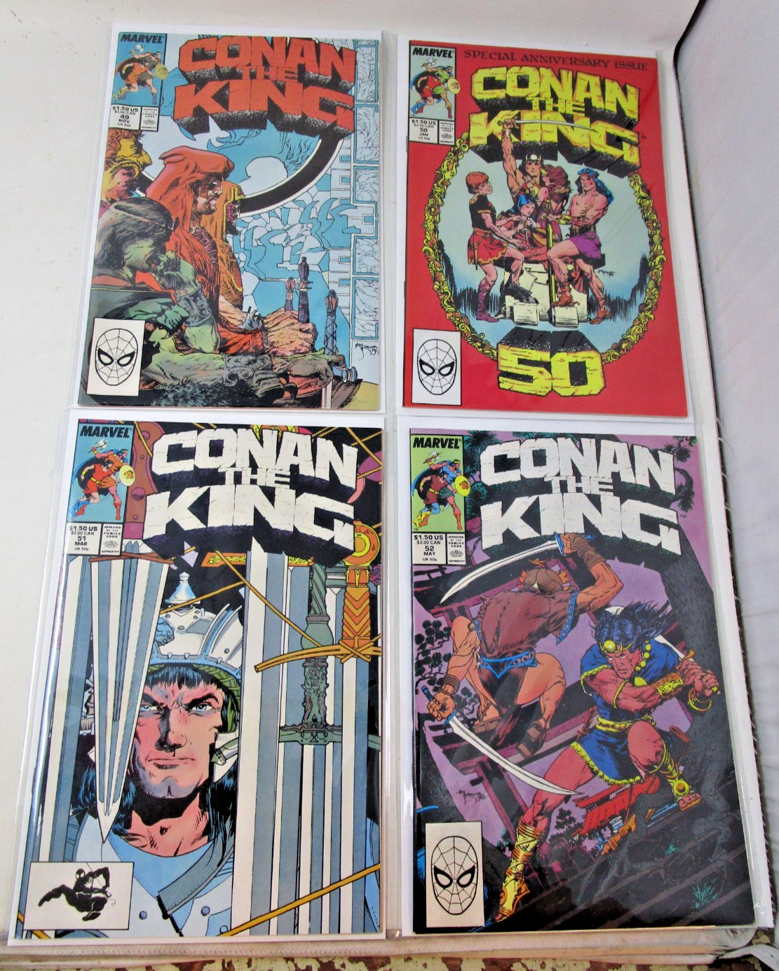 Conan the King #1-55 1980-89 [NM] High Grade Complete Set Marvel Vintage