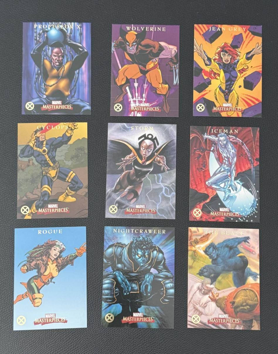 2007 Upper Deck Marvel Masterpieces Complete Base Set #1-90 + 3 Insert Sets (23)
