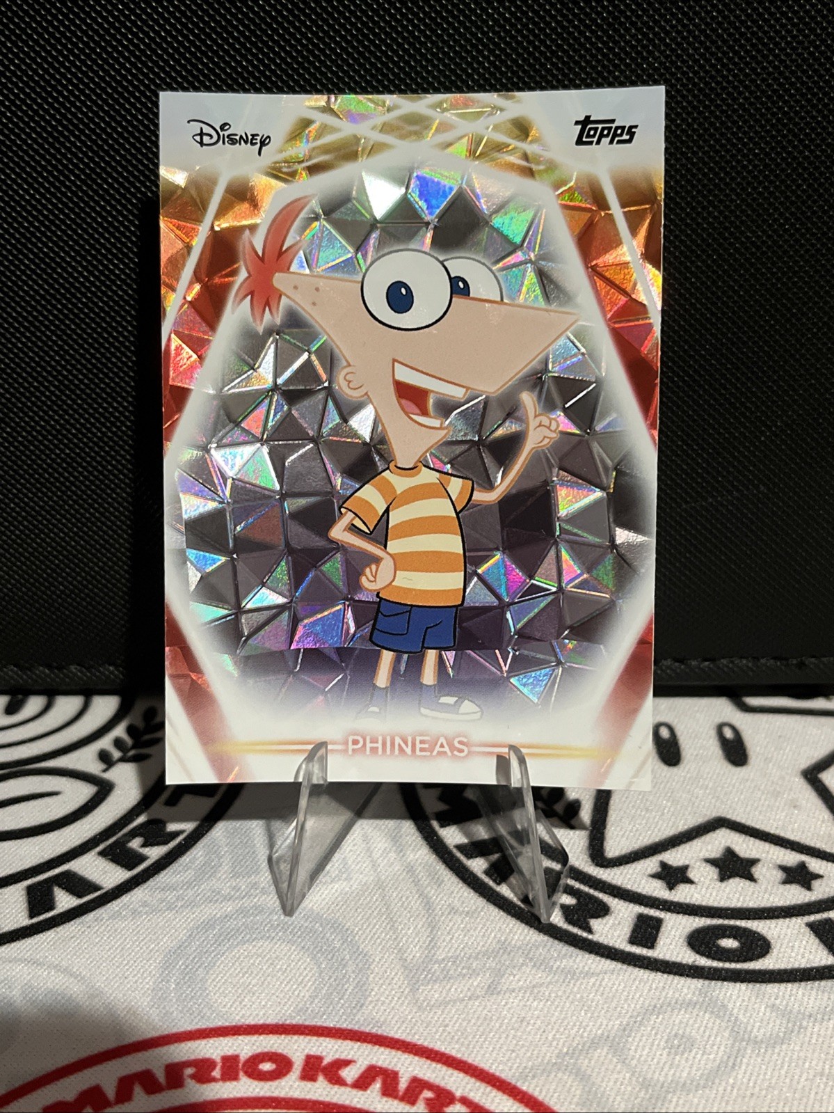 2026 Topps Disney Neon Phineas #1 Diamante Parallel