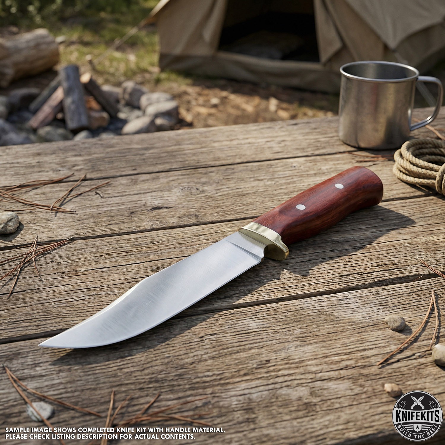 CLIP POINT HUNTER – DIY Knife Making Kit – USA Design
