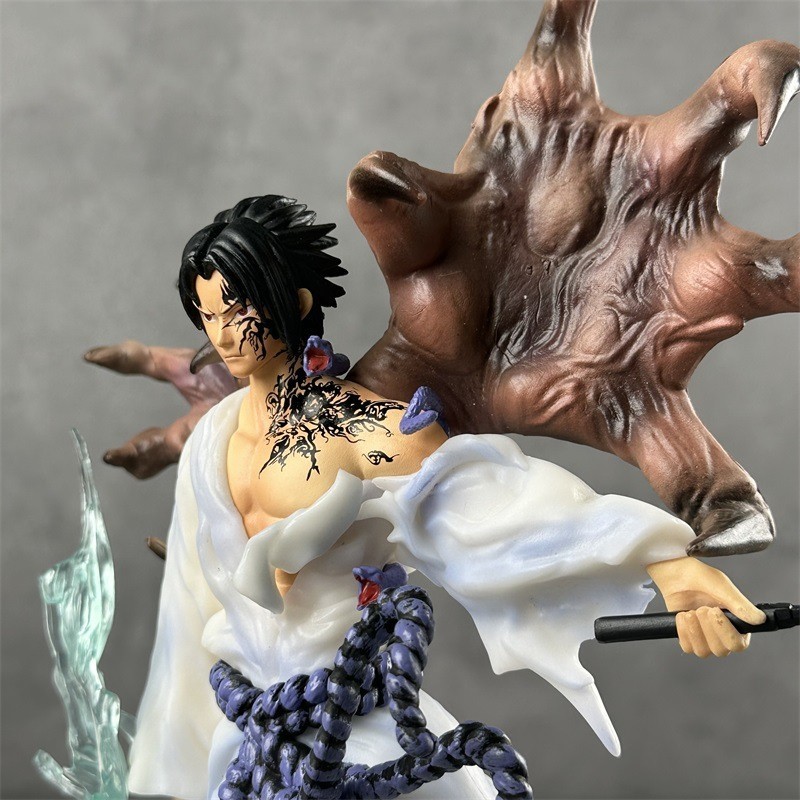 28cm NARUTO Uchiha Sasuke Statue GK Collection Figure PVC Action Figure