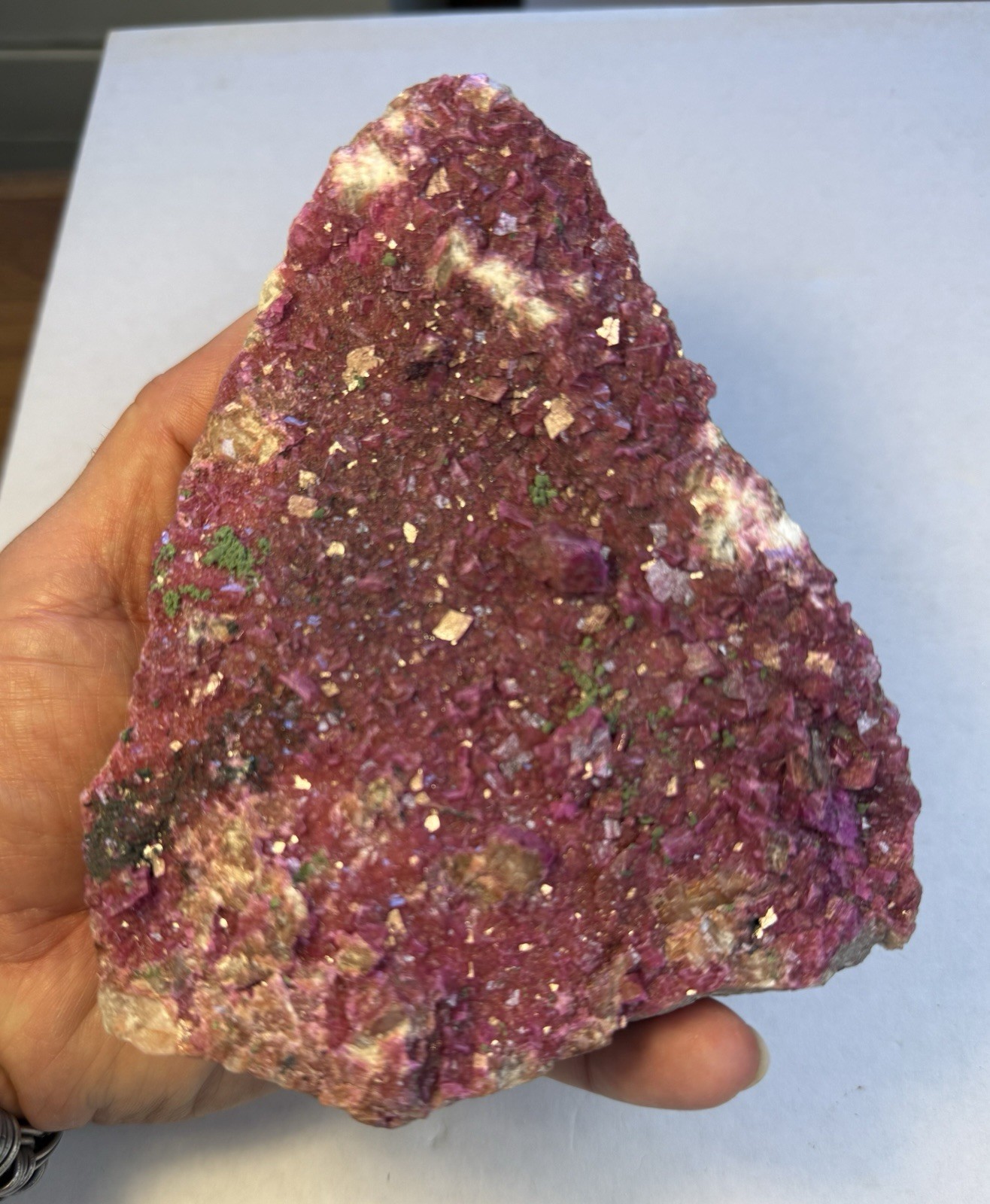 Superb Cobaltian Calcite From Democratic Republic Of The Congo! Almost 3 Pounds!
