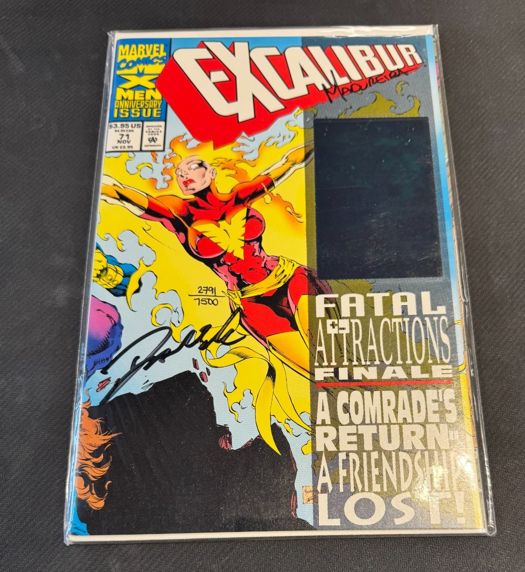 Marvel EXCALIBUR #71 SIGNED BY JOE MADUREIRA & DARICK ROBERTSON /7500 W/ COA DF
