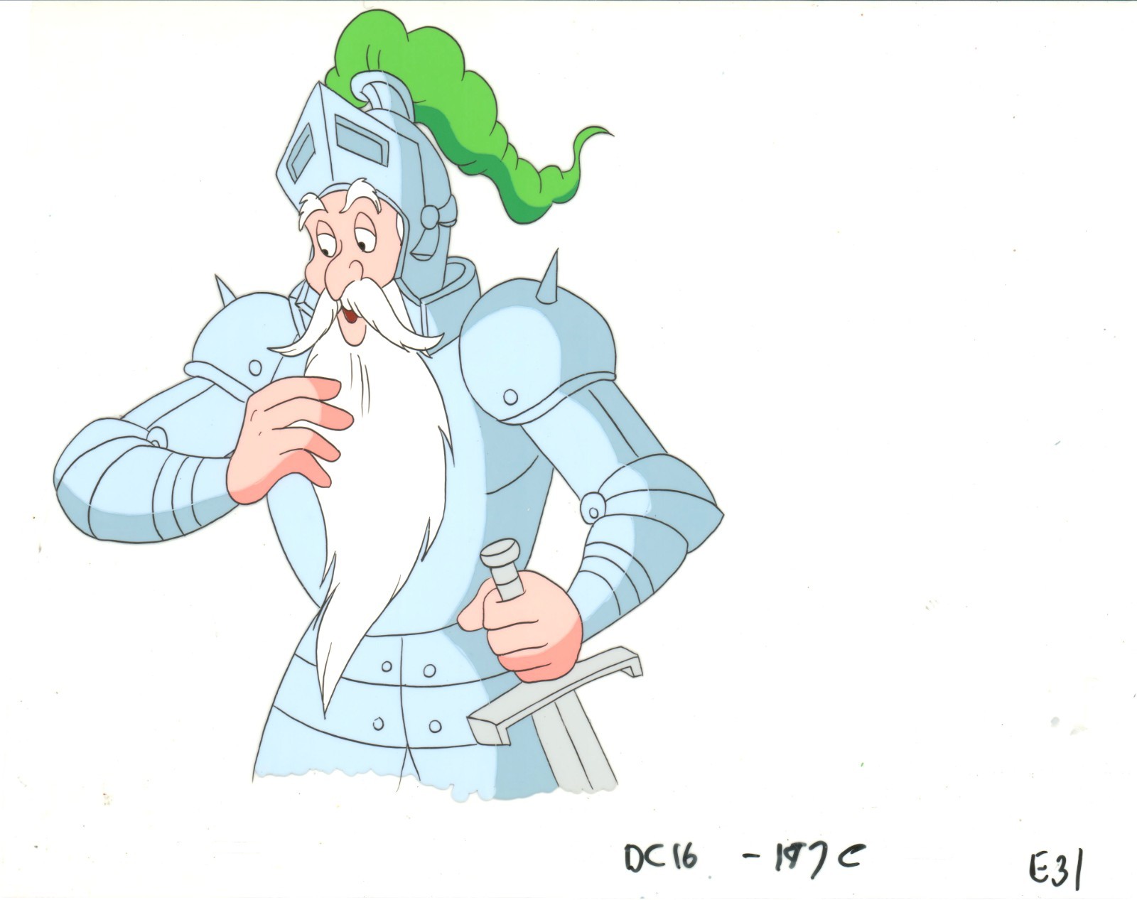 Don Coyote and Sancho Panda Production Animation Cel Hanna Barbera 1079