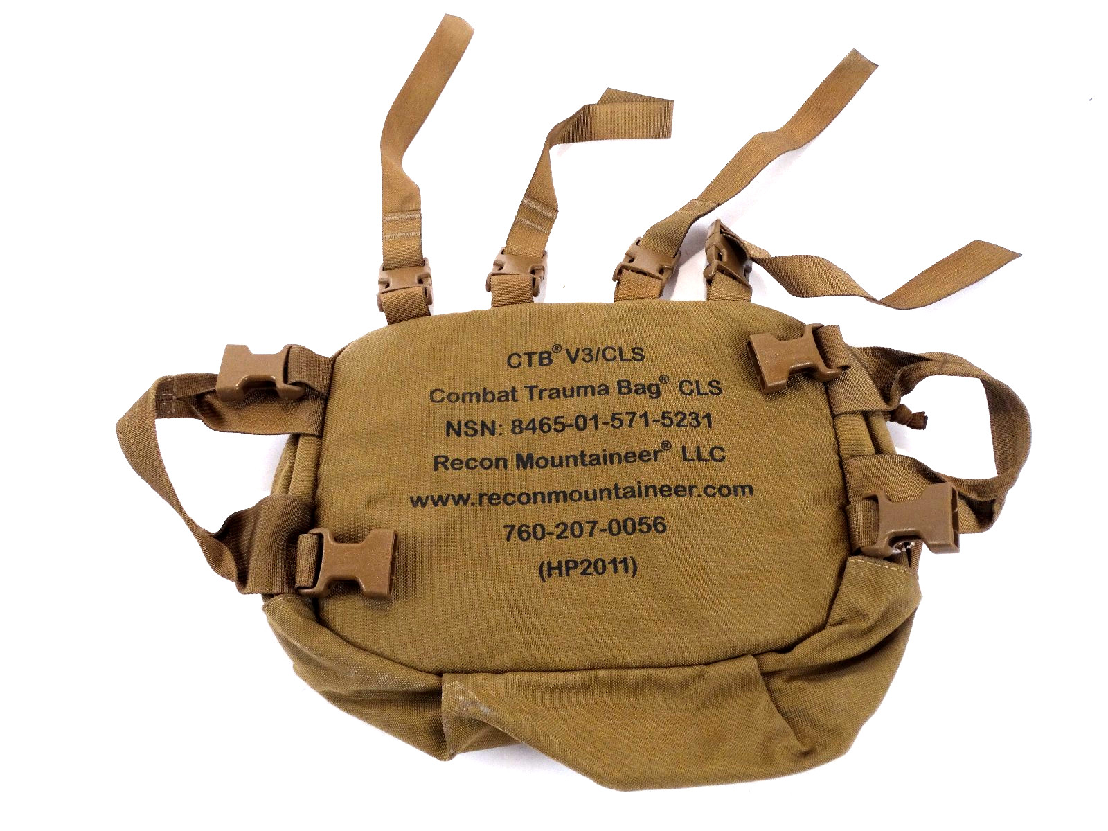 Recon Mountaineer LLC Combat Trauma Bag CTB V3/CLS (BAG ONLY)