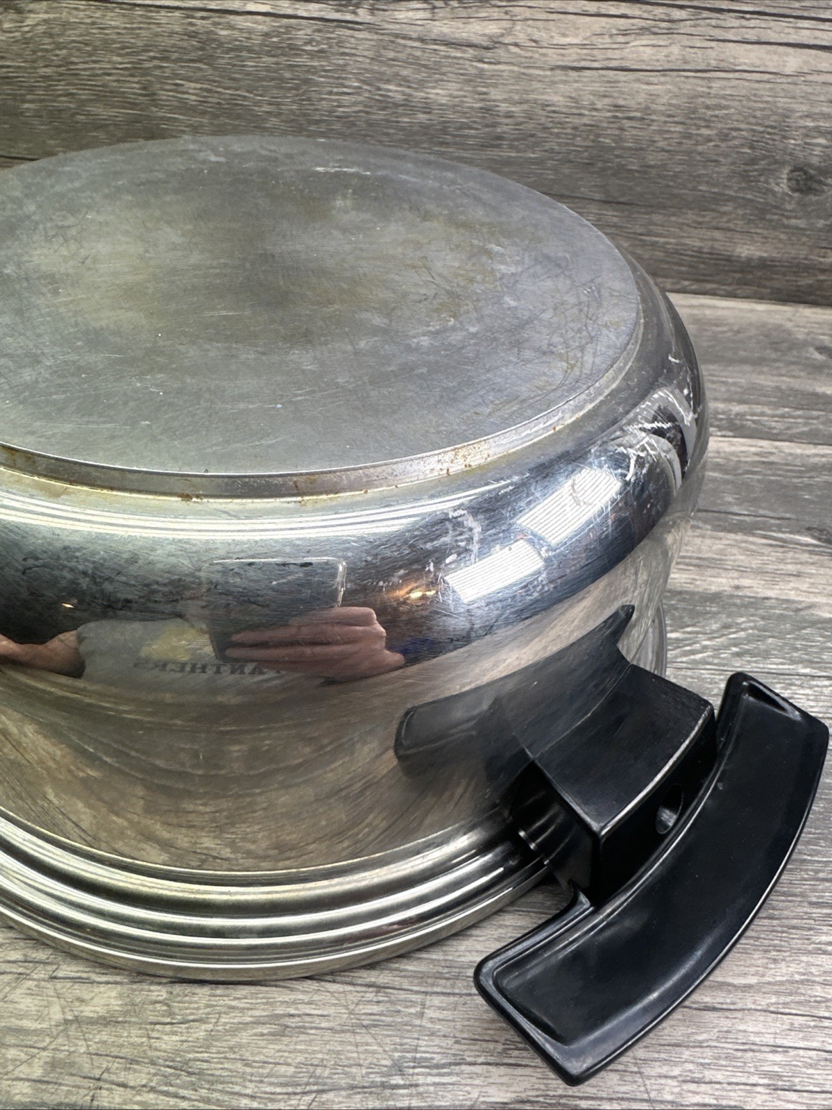 Lustre Craft Stainless Steel 9.5 inch 4 Quart Slow Cooker Pot With Domed Lid