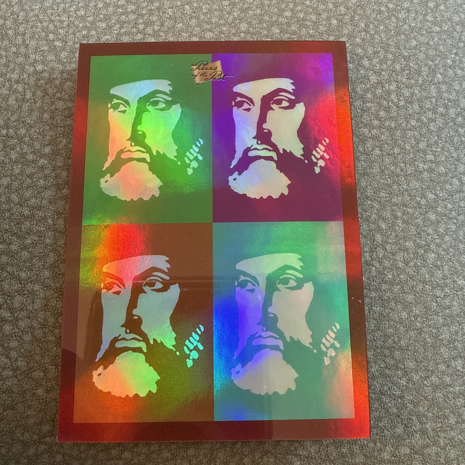 Hernan Cortes 2025 Pieces of the Past Villains Hernan Cortes Red Short Print /50