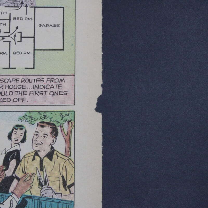 Lew Burdette Signed Comic Strip 1958 Boys Life World Series Moments ZJ23037