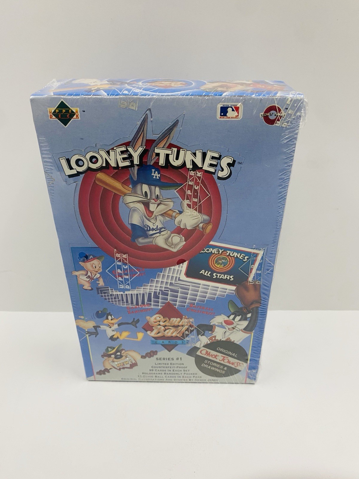 1990 Upper Deck Looney Tunes Comic Ball Series 1 Factory Sealed Baseball Wax Box