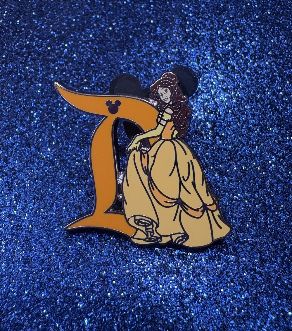 DLR Belle Disneyland D Beauty and the Beast 2024 Hidden Mickey Disney Pin