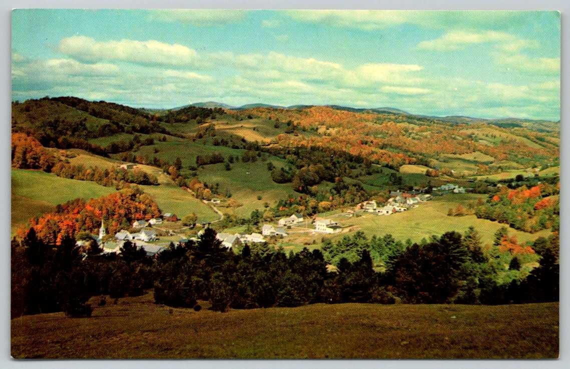 Postcard Chrome Typical Vermont Landscape UNP VT