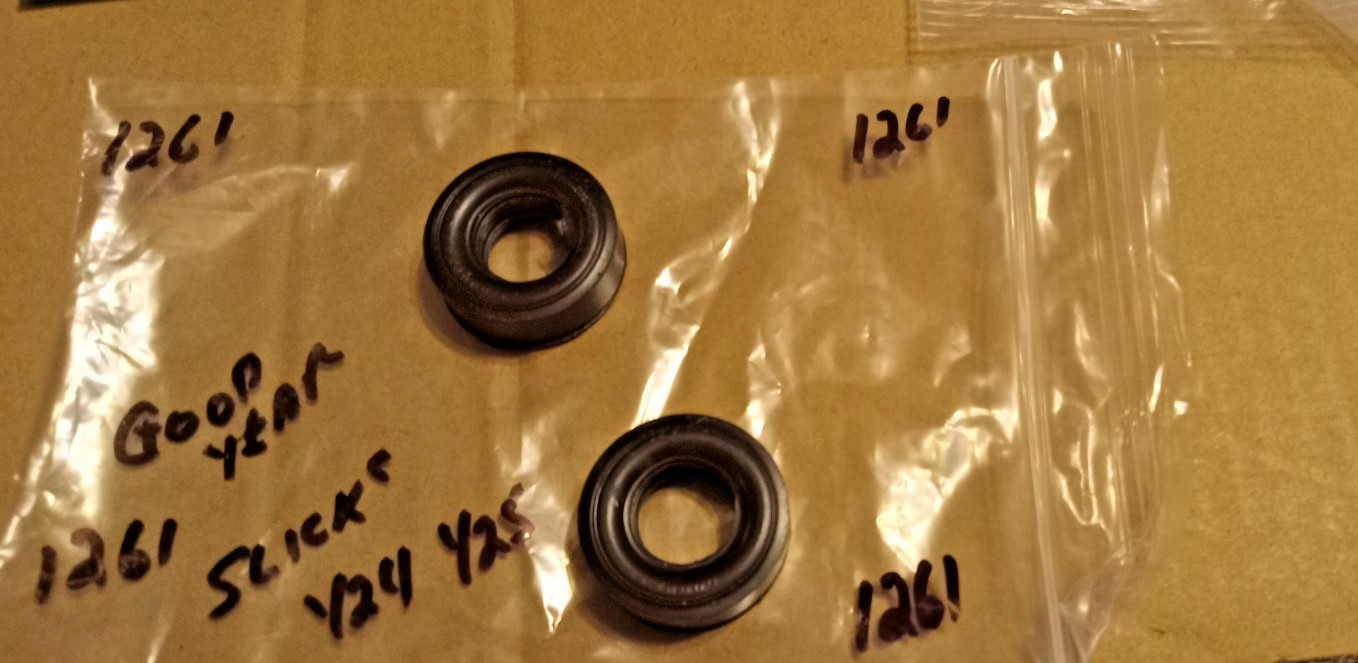 Two (2) Goodyear Slicks 1/24/25 SCALE PACKAGE # 1261 !!!!!!!!!!!!!!!!!!!!!!!!!