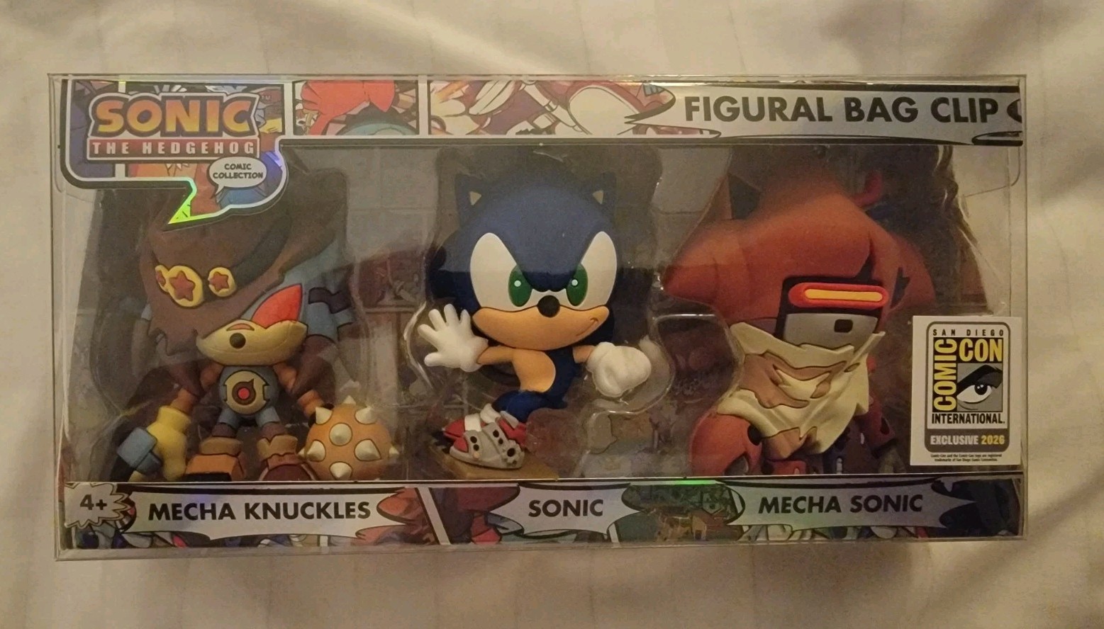 SDCC 2026 MONOGRAM – Sonic the Hedgehog Exclusive (3D Foam Bag Clip Set) On Hand