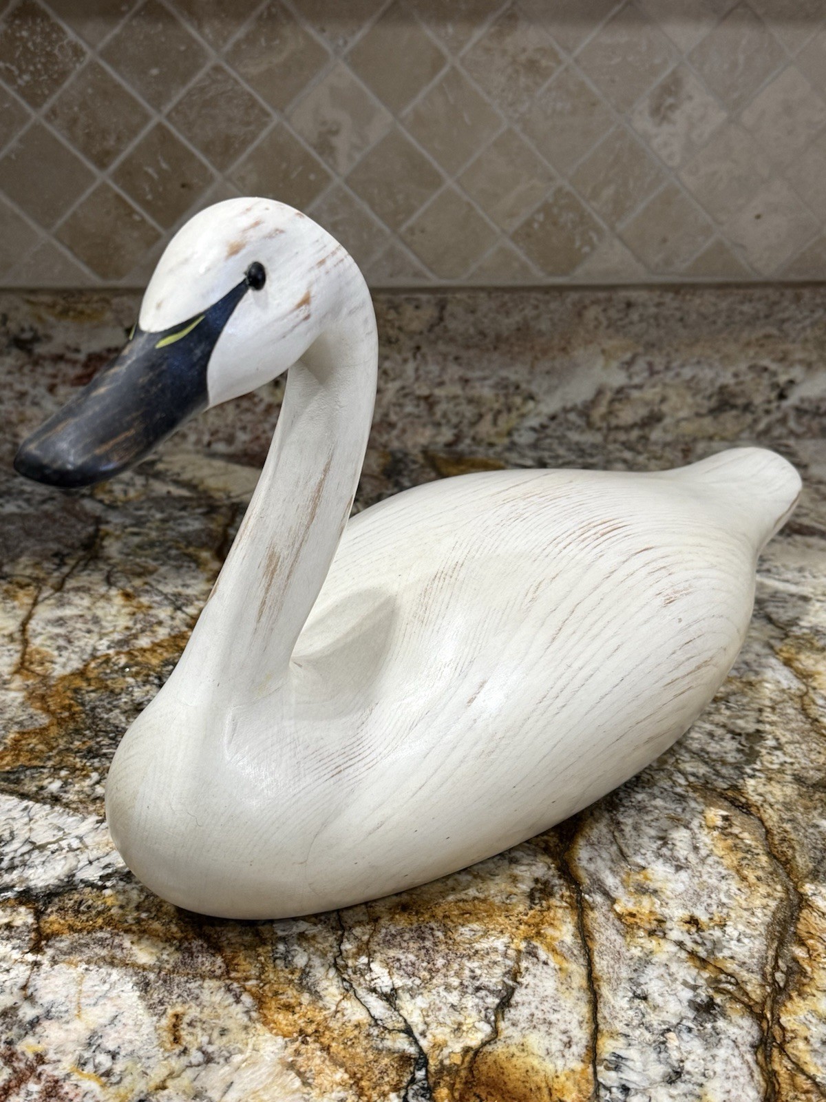 ⭐18″ SWAN Decoy Signed by Patty Martin 1996 Stoney Point Decoys