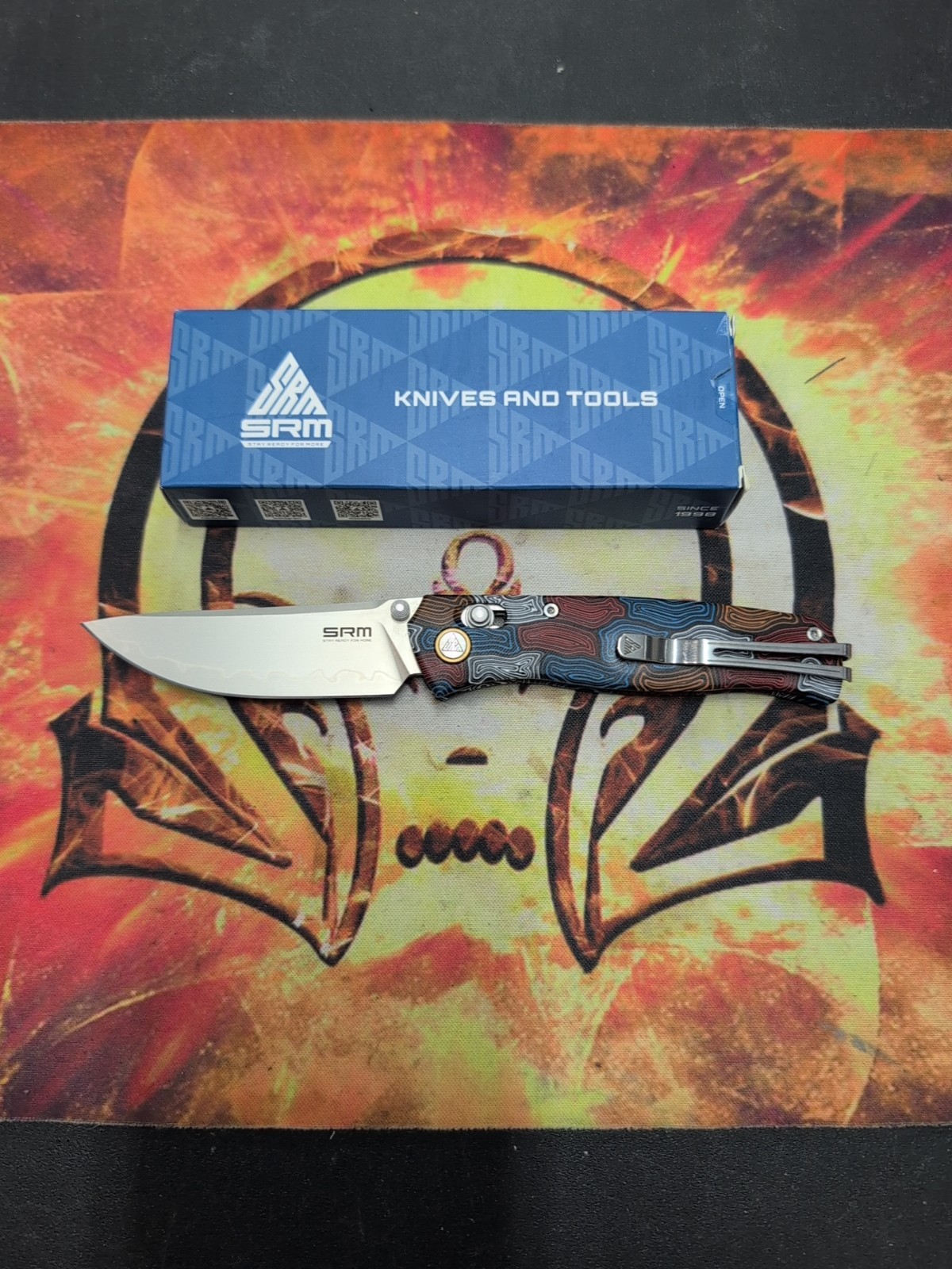 SRM Metal 255L-GQ2 Folding Pocket Knife 3.2 140Cr
