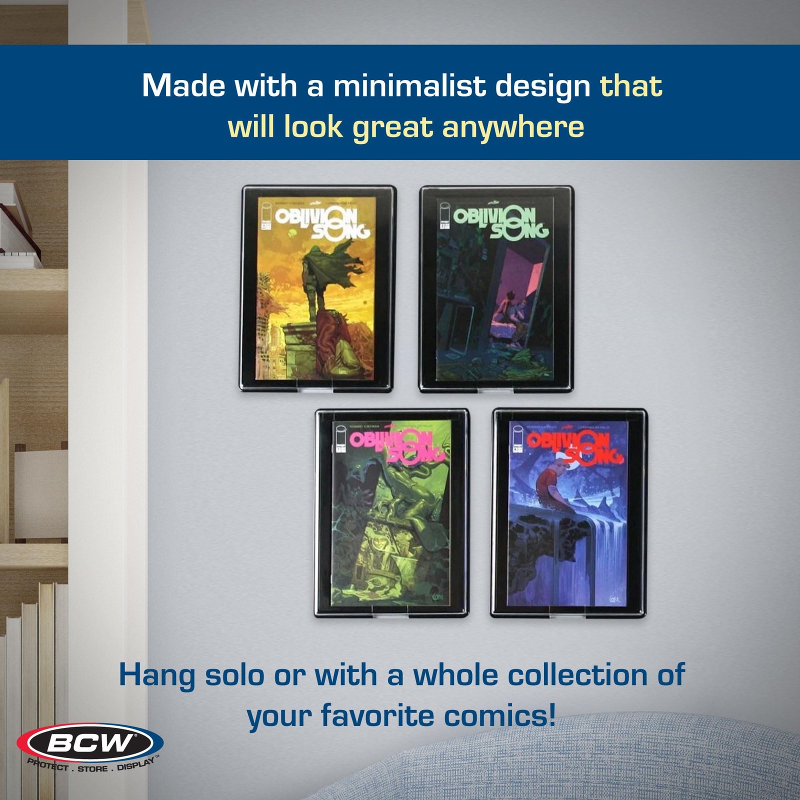 BCW Comic Book Showcase Frame – 1 Pack | Current/Modern Age 1 Pack, Current