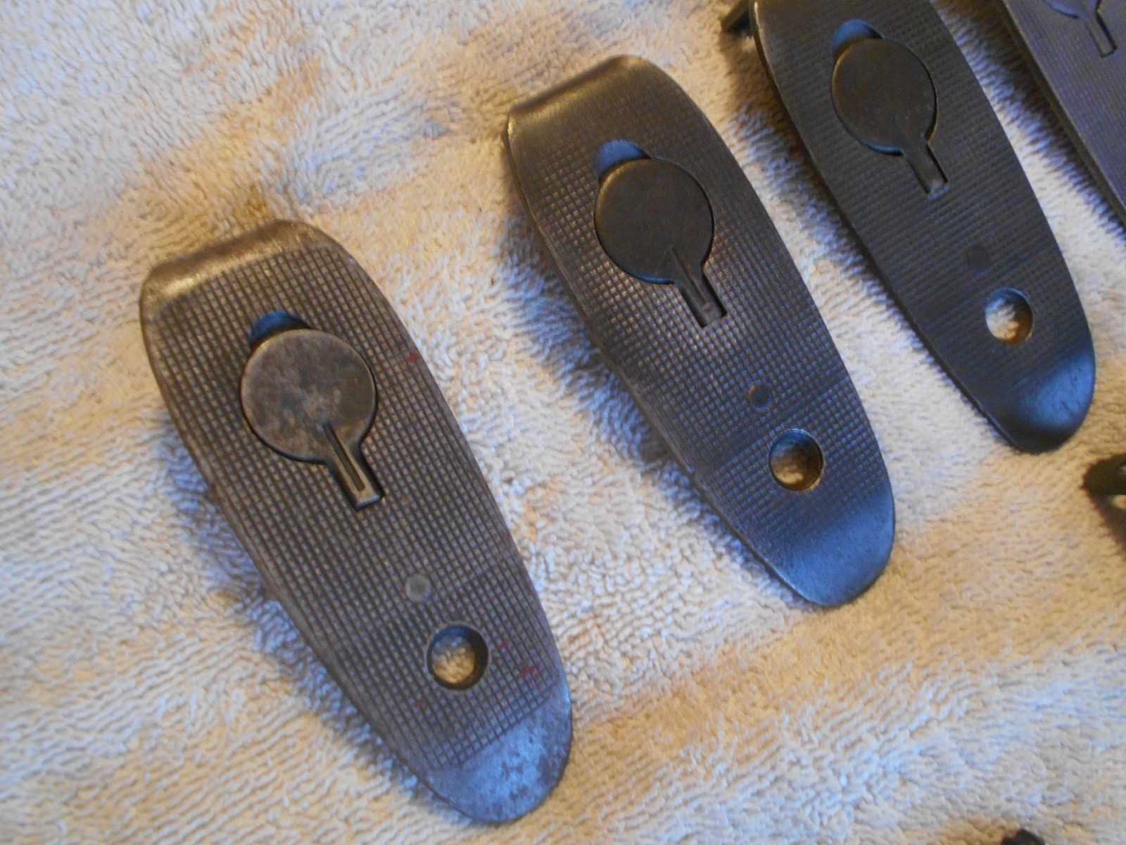 WW1 WW2 US GI 1903A3 checkered buttplate w both stock screws 1903 A3 springfield
