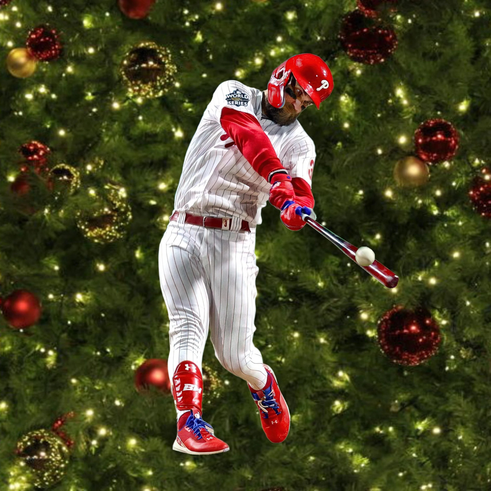 Bryce Harper wood ornament