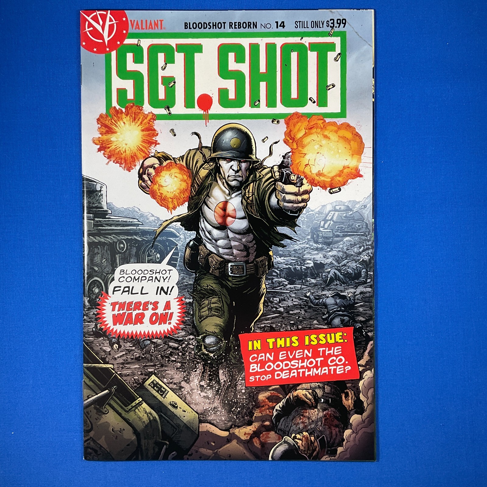 Bloodshot Reborn #14 Darick Robertson 1:20 Variant Cover VALIANT Comics 2017 S