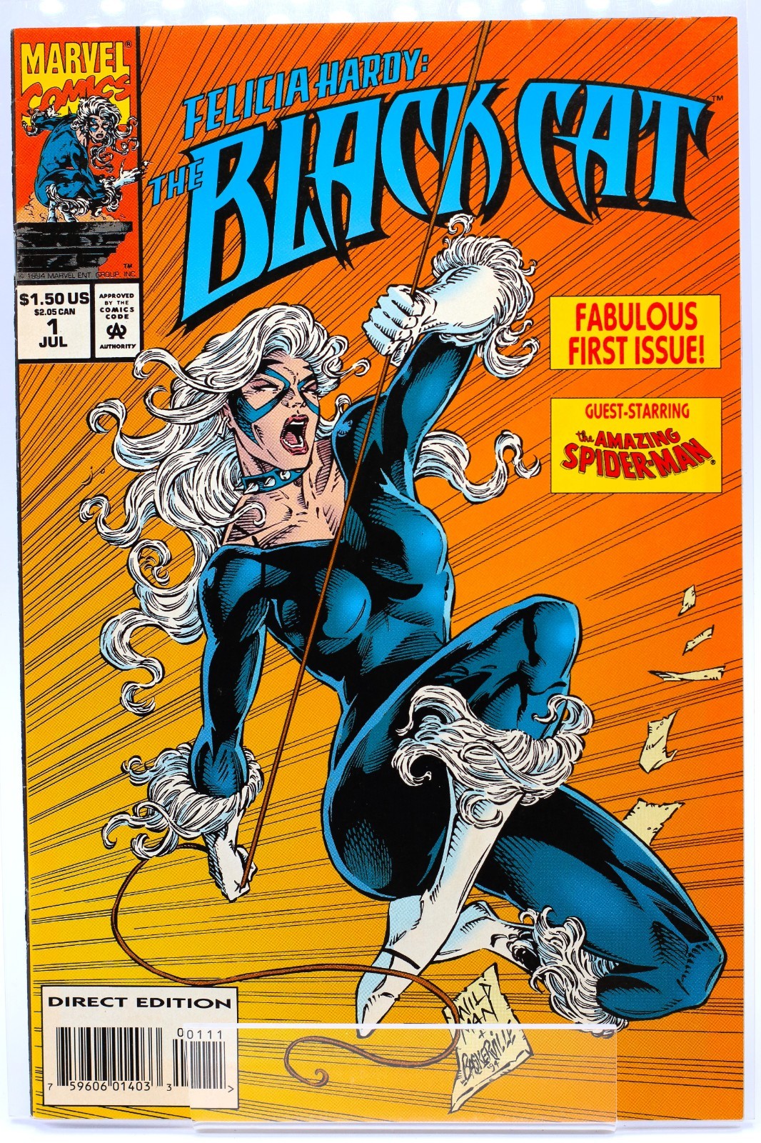 FELICIA HARDY: THE BLACK CAT #1 • [8.0] • 1994 • Andrew Wildman • MARVEL