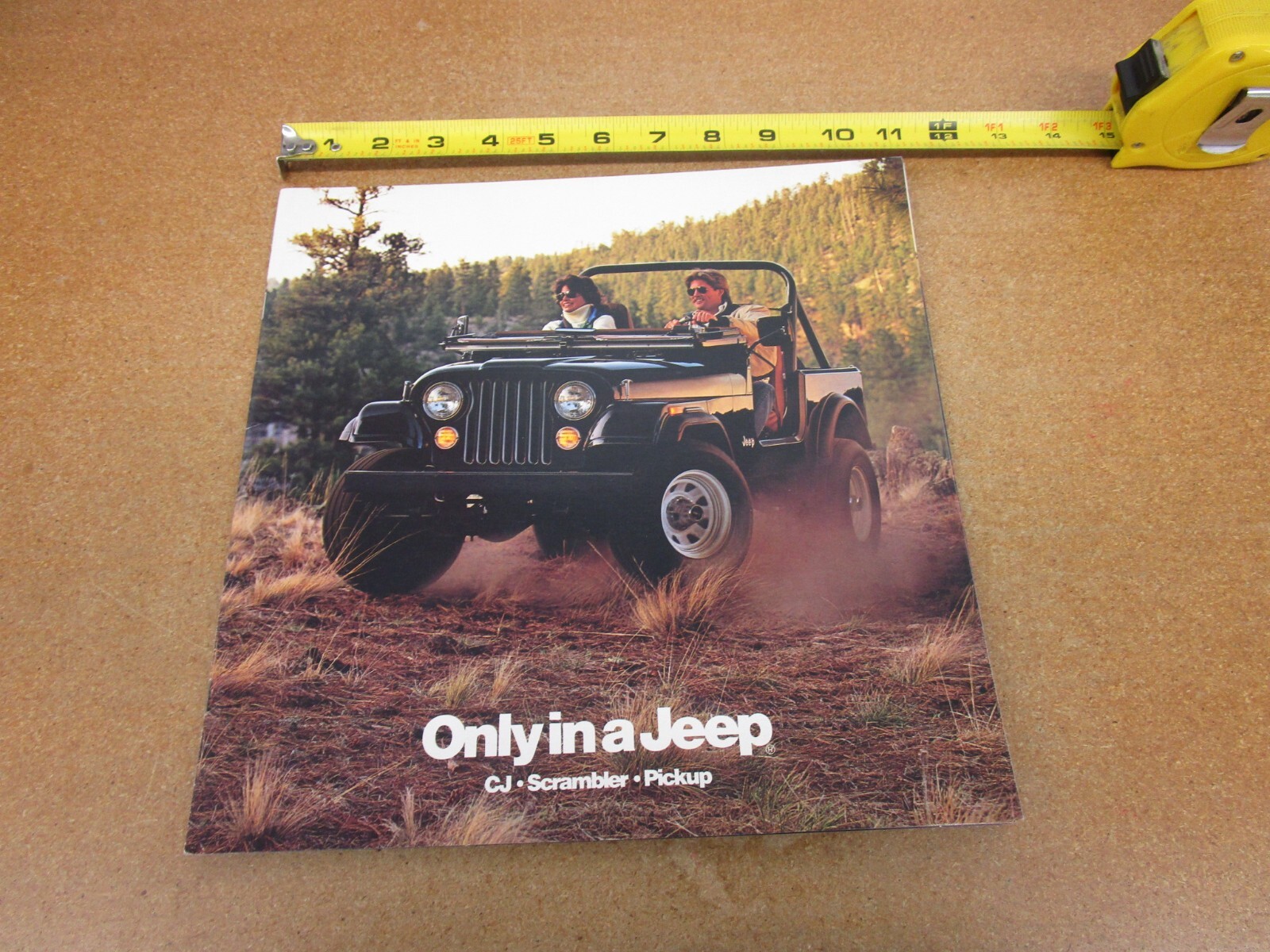 1985 Jeep CJ Scrambler Pickup sales brochure 18 pg ORIGINAL literature