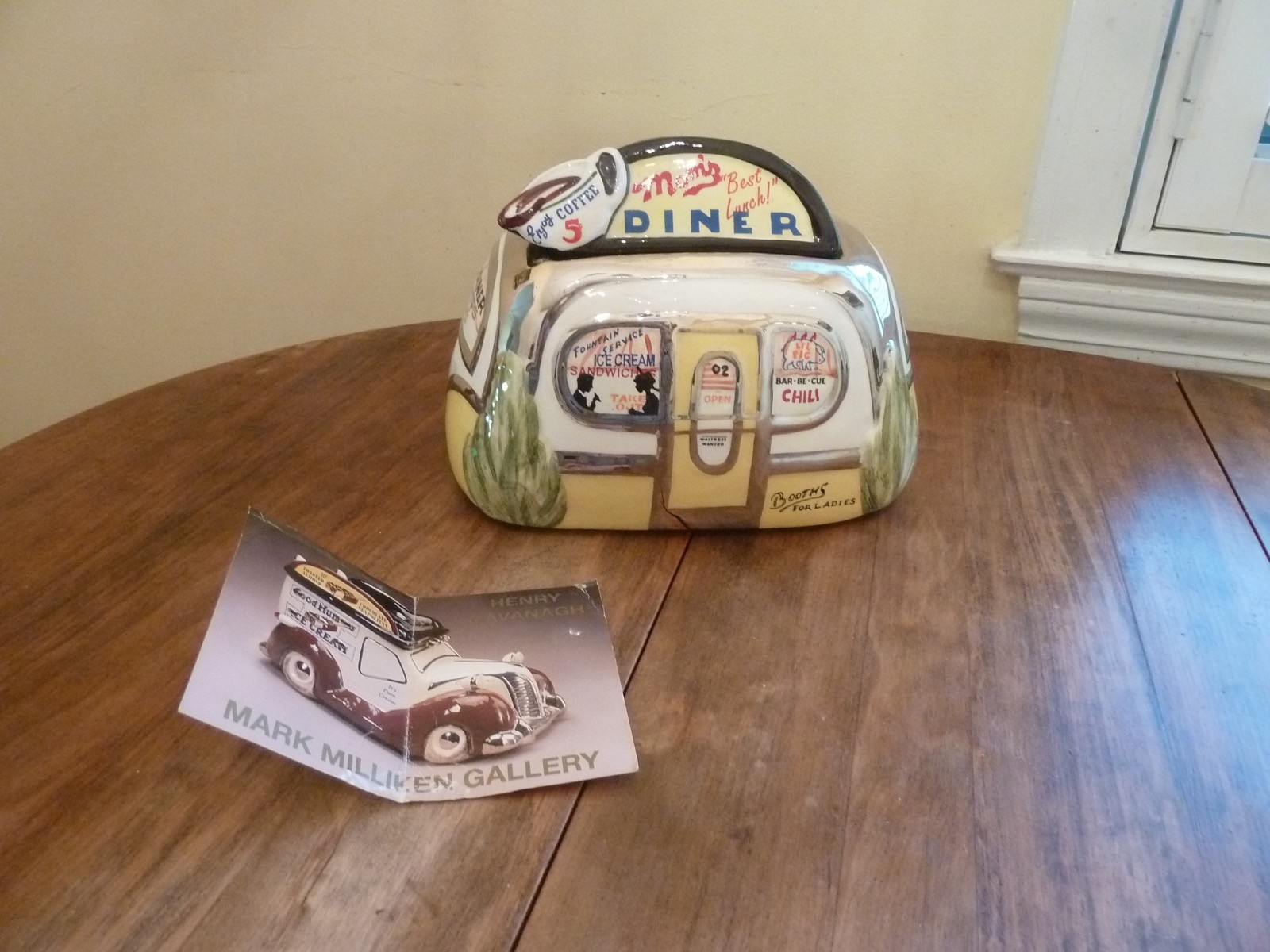 Henry Cavanagh Retro Mom’s Diner Cookie Jar Limited Edition 126/200 ~ Signed